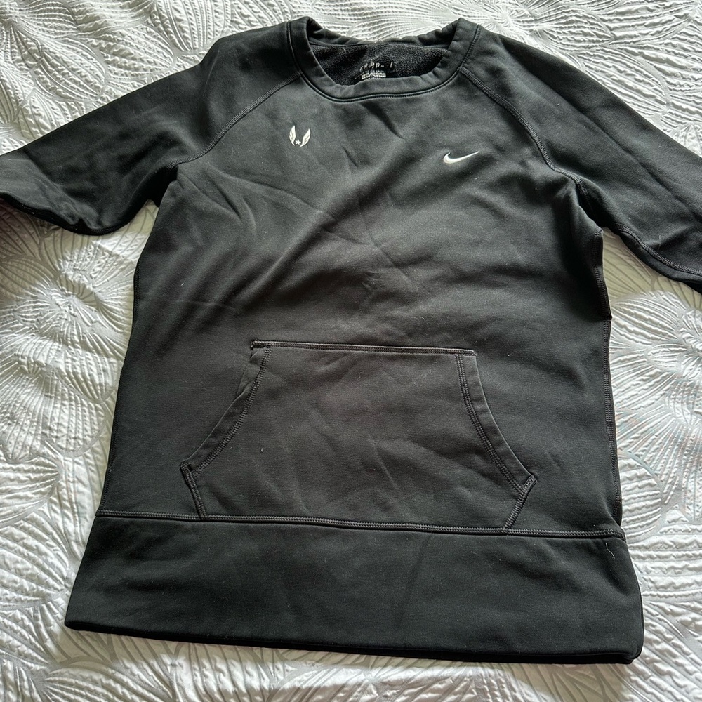 Nike Black Sweatshirt with Front Pocket